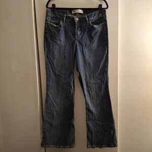 Route 66 Women's Blue Flare Wide Leg Jeans